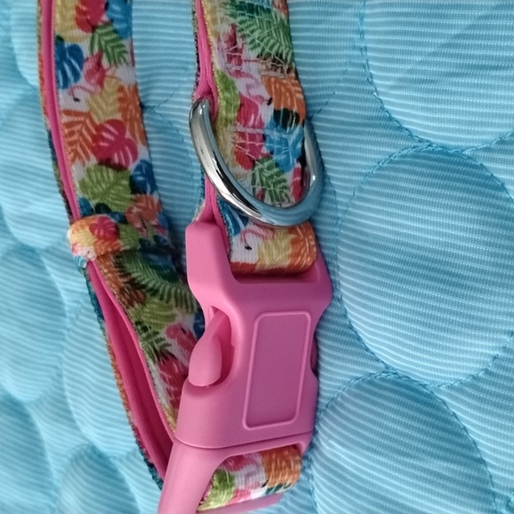 Pink Tropical Dog Collar - Picture 5 of 5